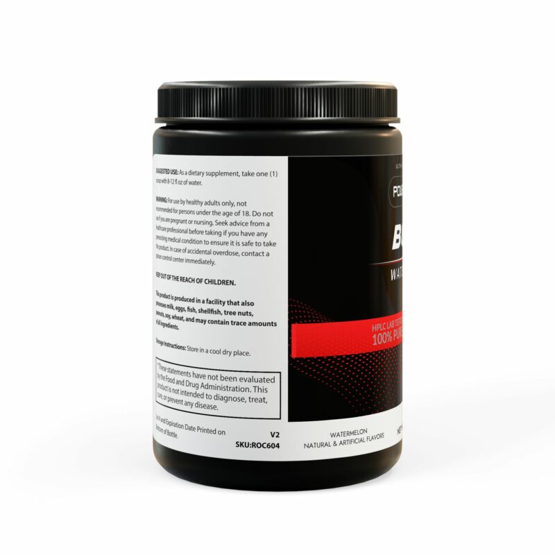 BCAA Supplement, Watermelon (325g, 11.46oz, 45 servings) - Image 2